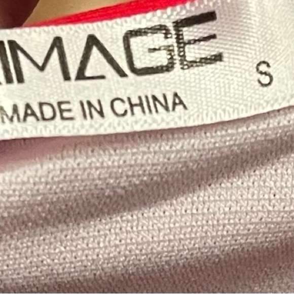 Aimage S Vibrant Red One-Piece Swimsuit - Picture 3 of 4